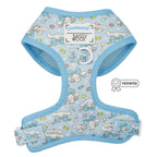Dog adjustable harness featuring Cinnamoroll™ from Sassy Woof, with a cute Sanrio design and secure fit for pets.
