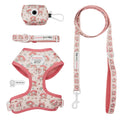 Four-piece dog collar and harness bundle featuring My Melody™ and Hello Kitty designs from Sassy Woof.