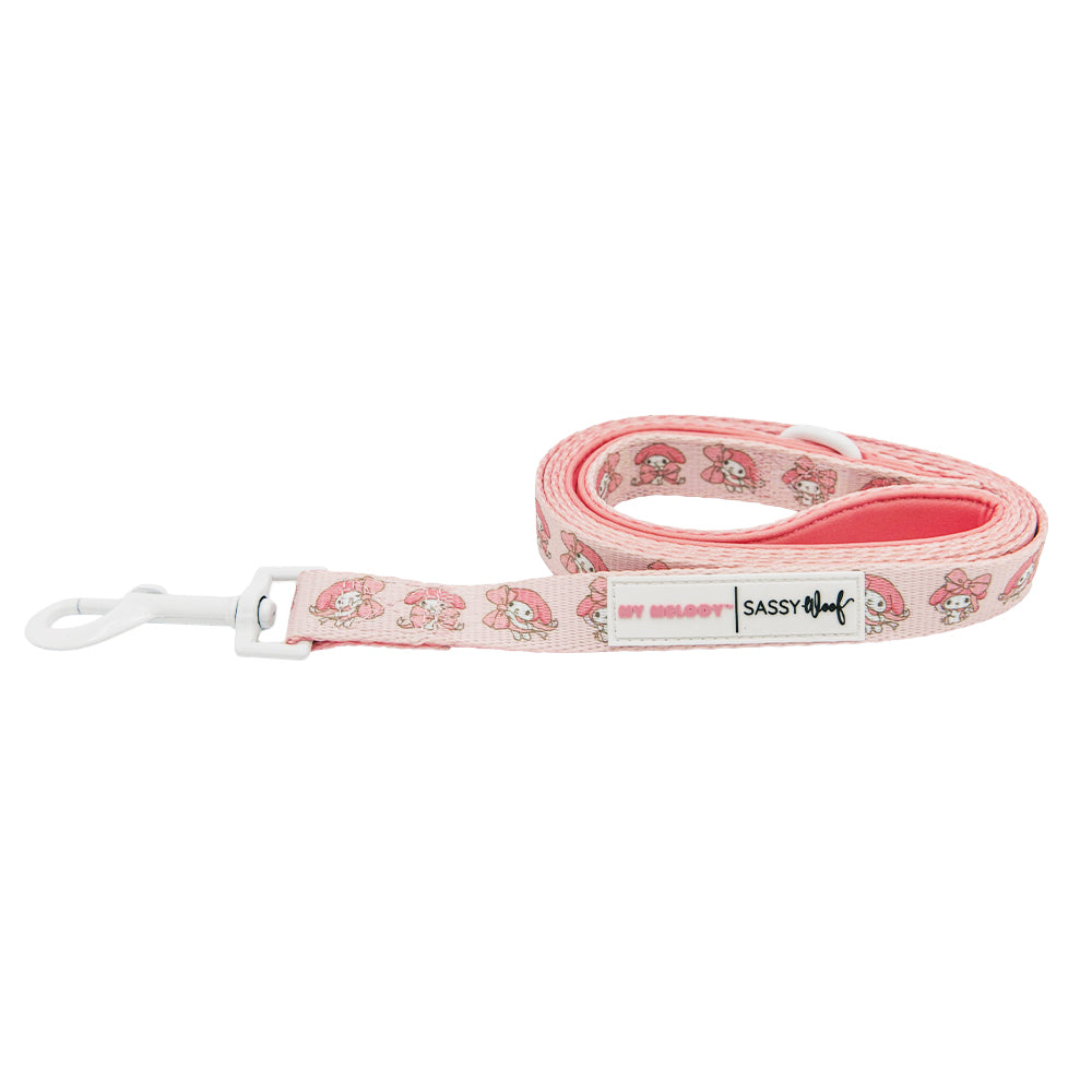 Sassy Woof My Melody™ pet leash featuring a colorful design with My Melody character in a playful, vibrant pattern.