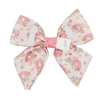 Dog sailor bow featuring My Melody design from Sassy Woof, styled with a cute sailor theme for small dog apparel.