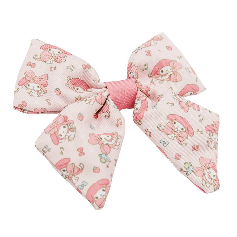 Sassy Woof Dog Sailor Bow featuring My Melody design, adorable sailor-style accessory for small dogs.