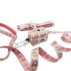 Three-piece My Melody collar bundle by Sassy Woof featuring colorful, adjustable dog collars with My Melody character designs.