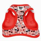 Red Hello Kitty pet harness and collar bundle from Sassy Woof, featuring cute Hello Kitty design for cats.