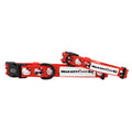 Red Hello Kitty dog collar by Sassy Woof featuring classic Hello Kitty design, suitable for small to medium pets.