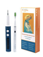 Anesthesia-free pet dental cleaning kit with ultrasonic tartar remover and electric toothbrush for dogs and cats by Dr. Milou.