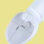Portable collapsible Pet Water Bottle by Dr. Milou, with a transparent water container and foldable design for pet hydration on the go.