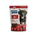 Montana Dog Food Co Grain-Free Beef Freeze-Dried Raw Adventure Fuel dog food meal topper in 6.4oz package showing beef pieces