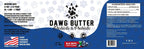 Dawg Butter Blue Biotic probiotic supplement for dogs by Paw Power Nutrition, showing the product container and label.