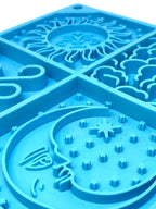 Sky eMat enrichment lick mat for dogs and cats with celestial sky design by SodaPup, made of durable silicone for pets.