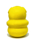 Medium Honey Bear Rubber Dog Toy and Treat Dispenser by SodaPup, durable USA-made rubber chew toy for dogs.