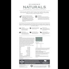 Dry dog food bag by The Family Pet, Diamond Naturals Senior Chicken, Egg, and Oatmeal formula for senior dogs, 18lb bag.
